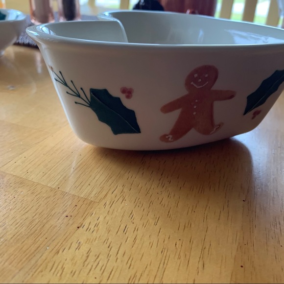 Hartstone Pottery Gingerbread Man Heart Shaped Bowl - Picture 2 of 5